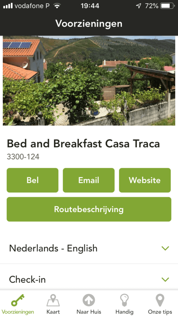 Digitale concierge app casa traca