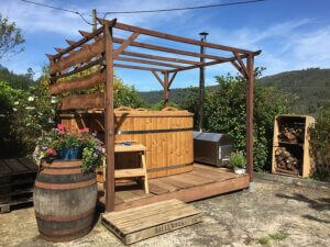 hottub bed and breakfast Midden Portugal Arganil