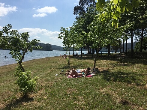 praia fluvial senhora da ribeira centraal Portugal