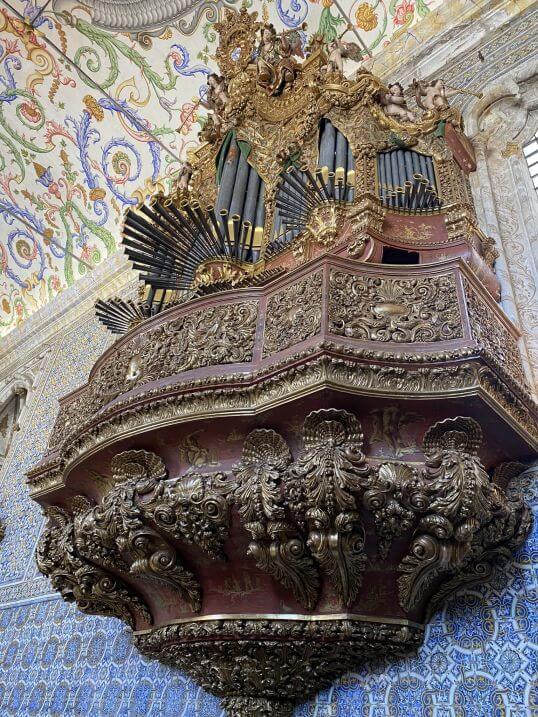 Universiteit Coimbra orgel kapel Universiteit Coimbra orgel kapel
