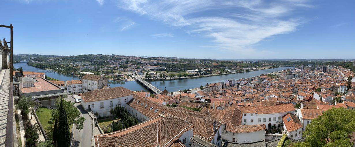 Universiteit Coimbra uitzicht over de stad Universiteit Coimbra uitzicht over de stad