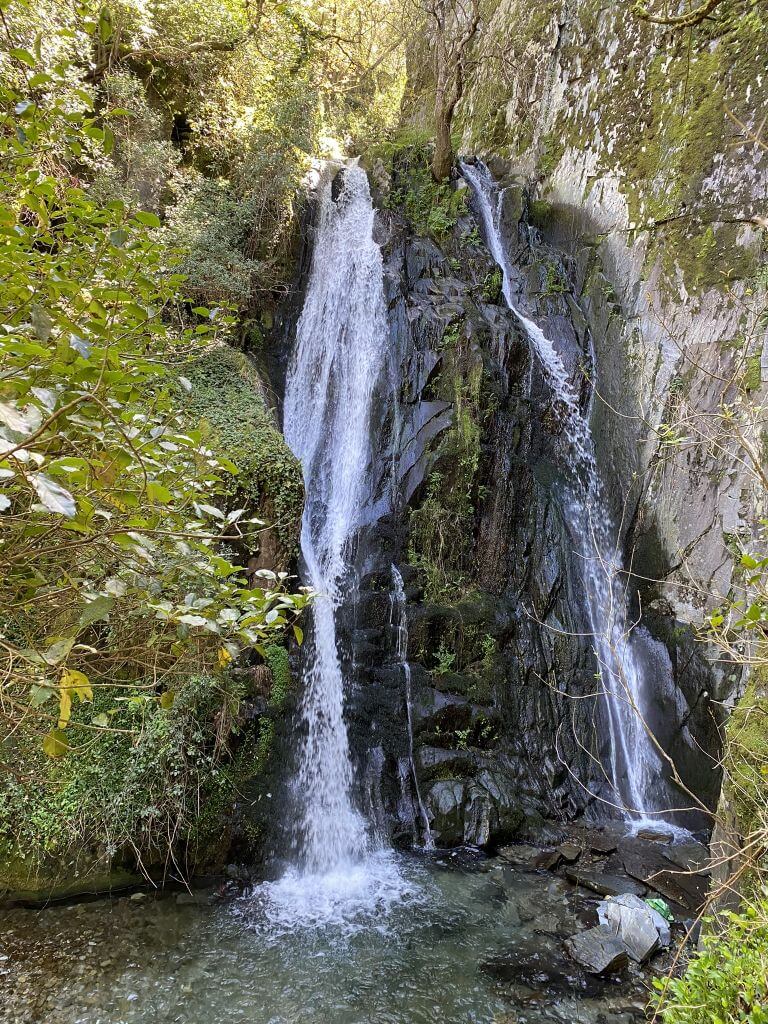 Fraga da Pena 2023 eerste waterval Fraga da Pena