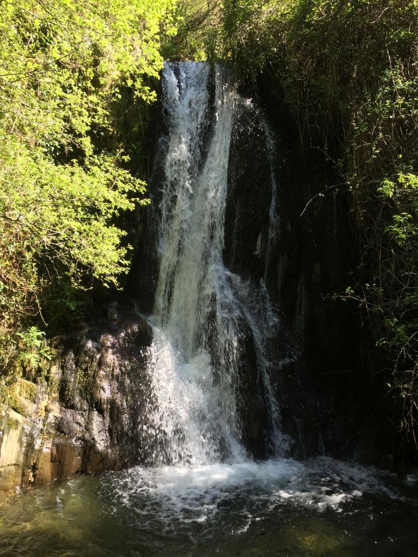 Fraga da Pena laatste waterval Fraga da Pena watervallen serra do Açor